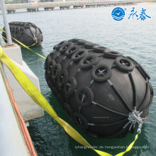 Aufblasbarer Yokohama-Art schwimmender Marineboot pneumatischer Art Gummifender für Schiffe